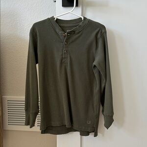 Little Bipsy Olive Ribbed Top